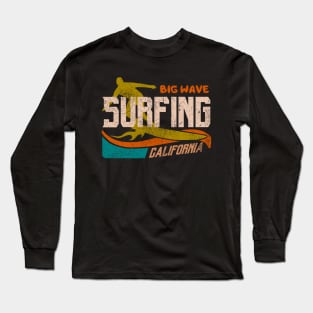 Big wave Surfing California Long Sleeve T-Shirt